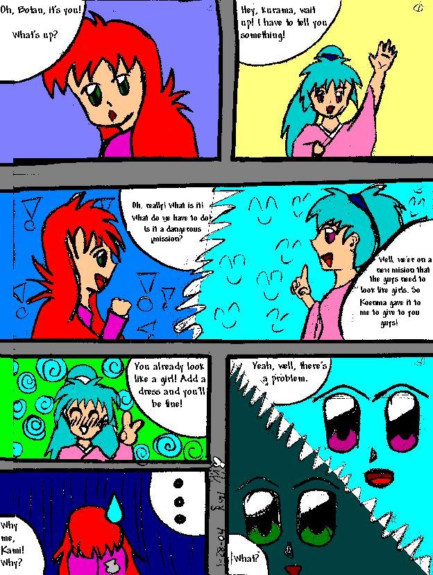 1st comic strip by hot-chick1