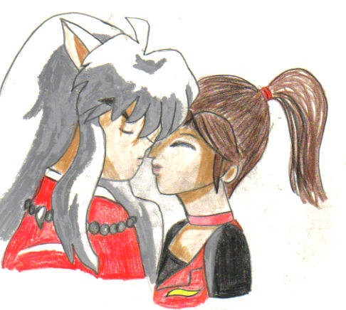 Claire Redfield and Inuyasha by hotdaredevilchic