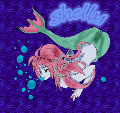 Shelly the Mermaid by houshi_sama