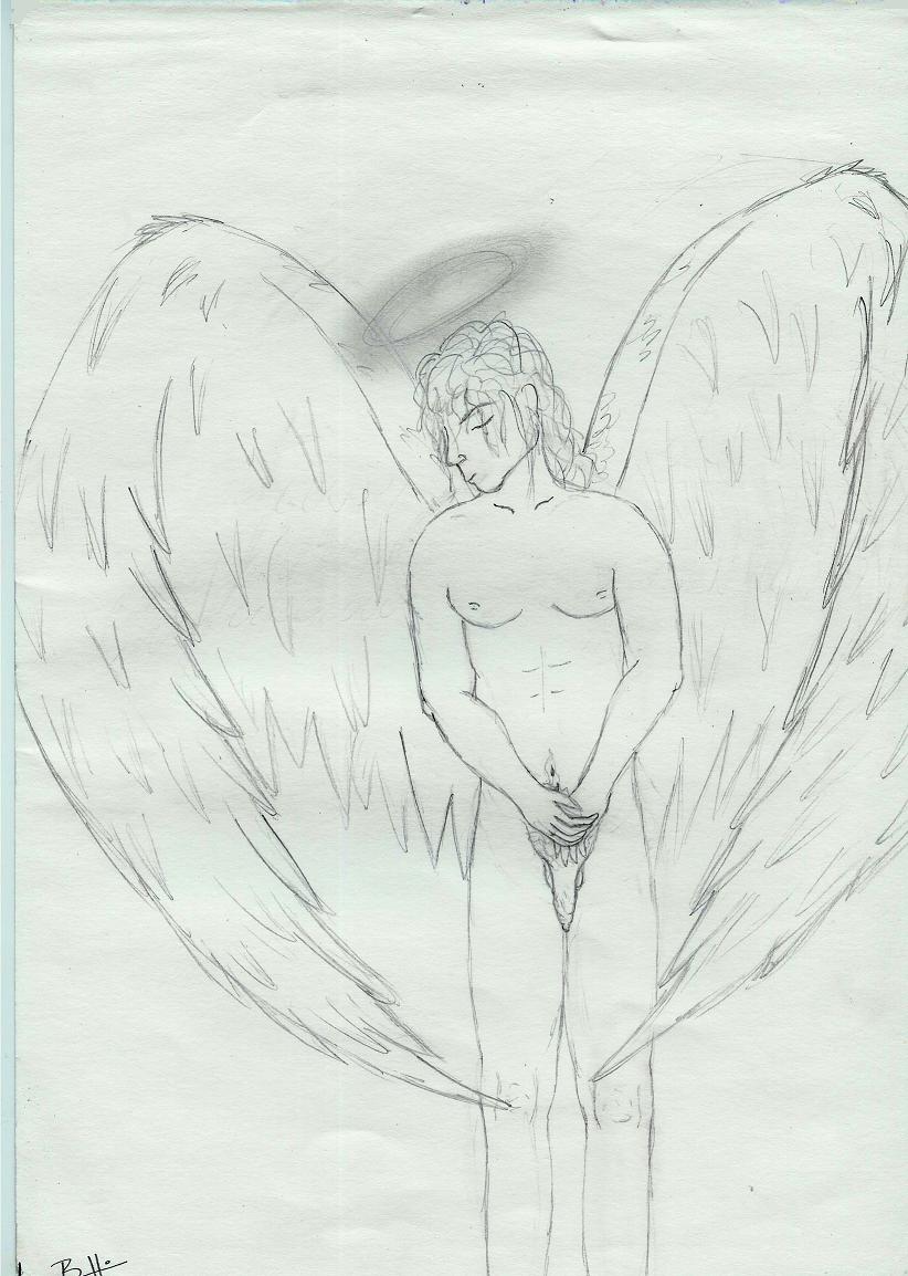 male angel by humletrold