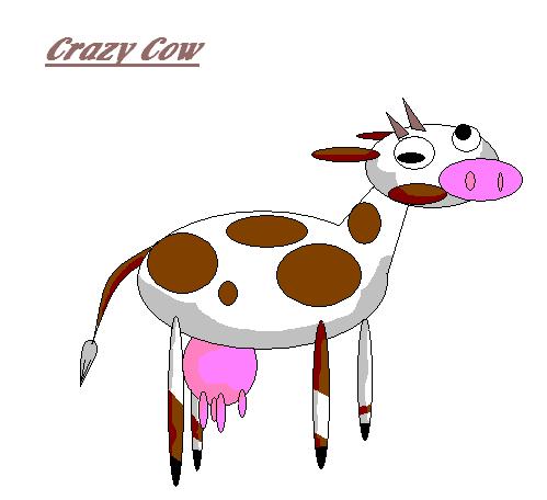 crazy cow by humletrold