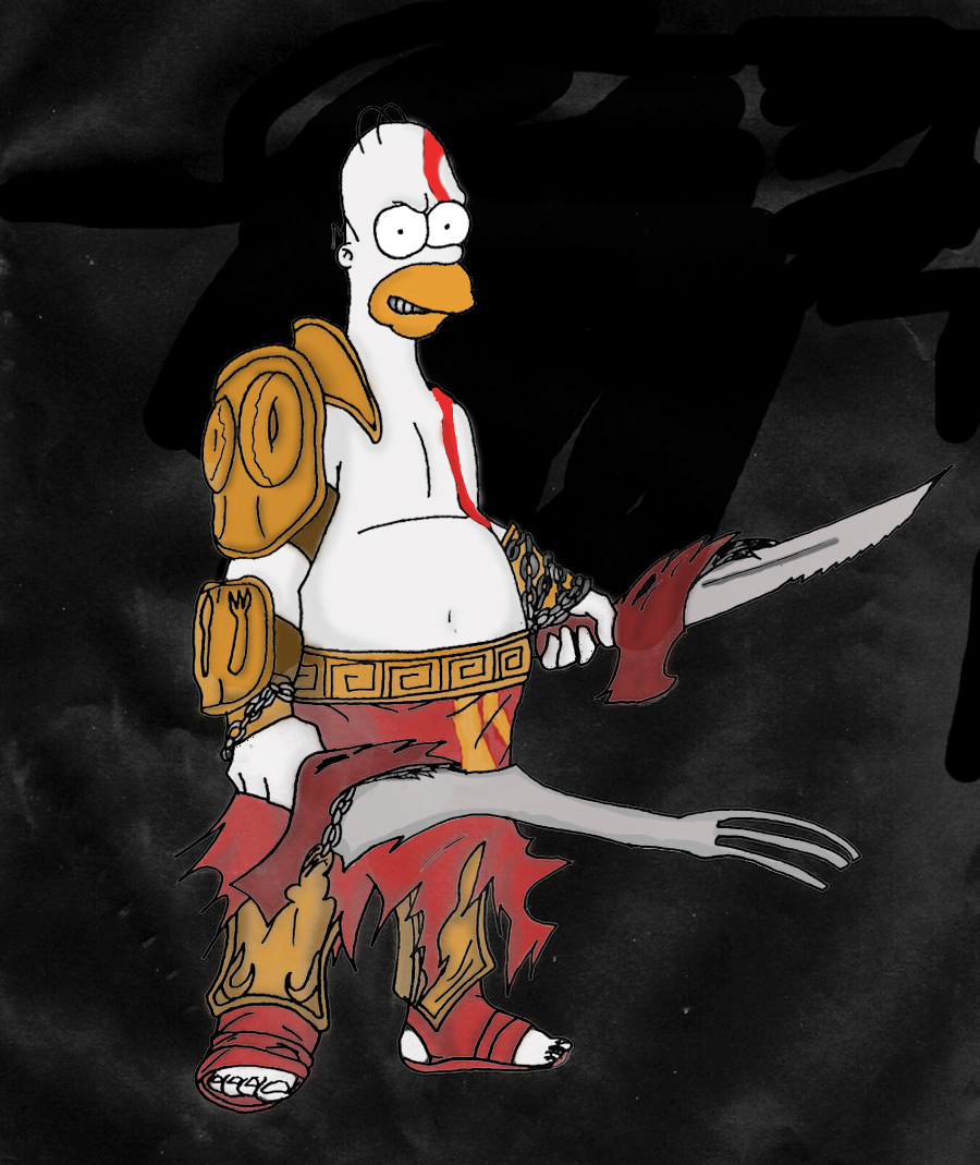 Homer kratos -color- by hyokagami