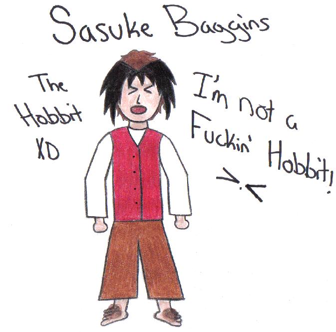 Sasuke Baggins: The Hobbit by I-Can-Eat-U