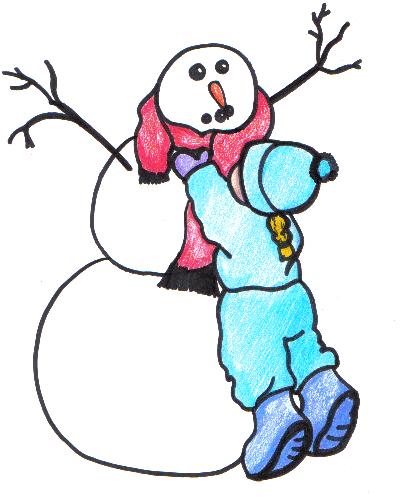 Chibi Ed''s Snowman by I-Can-Eat-U