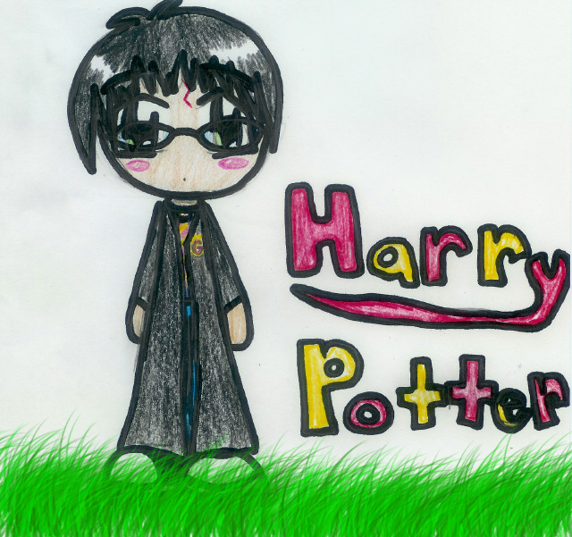 Chibi Harry Potter. :D by IDontKnowAGoodUserName