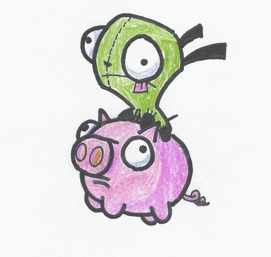 Gir and his Piggy by IKY92791