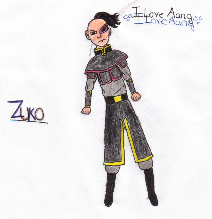 my best pic of zuko yet!!!!!! by ILoveAang