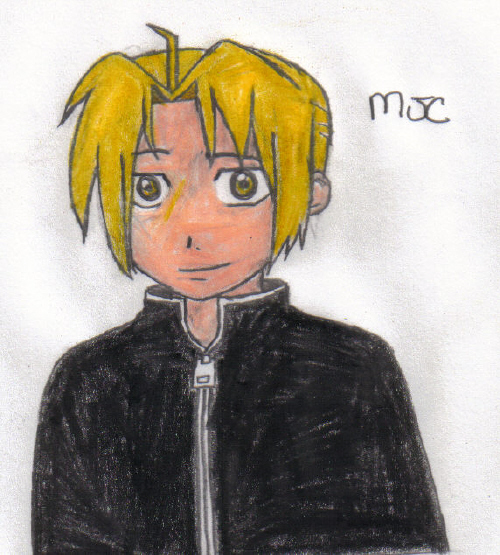 A super bad pic of Ed Elric by ILoveAang