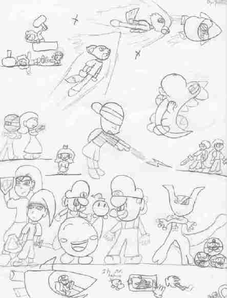 The Smash Characters by ILoveKatara