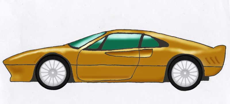 1986 Ferrari Testa Rosa (colored) by I_h8_yaoi