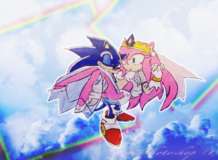 Sonic's queen by Iamphotoshop