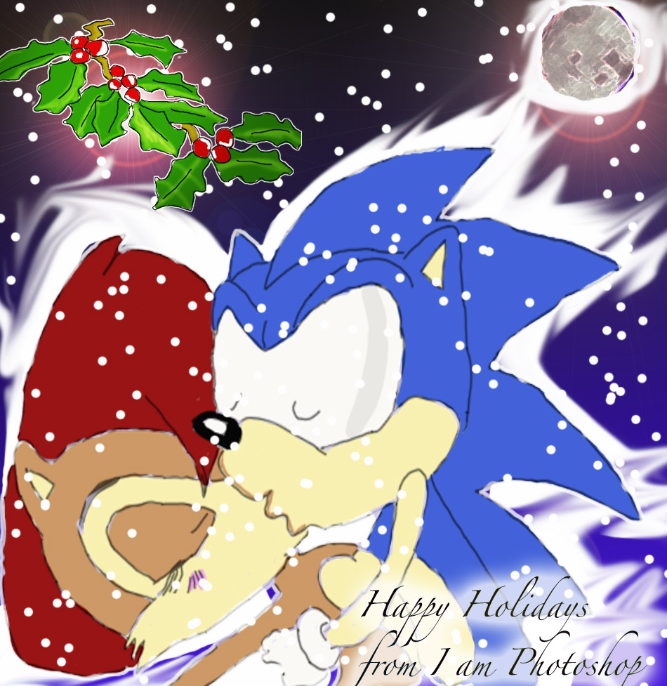 christmas contest: Sonic and Sally by Iamphotoshop