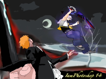 Ichigo vs Riku by Iamphotoshop