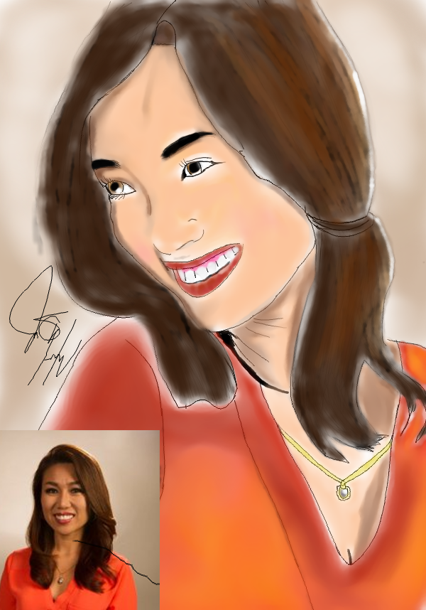 Sula Kim drawing by Iamphotoshop