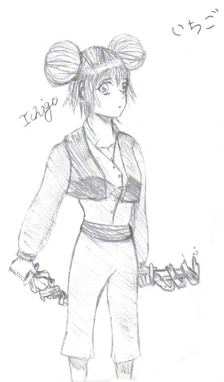 Ichigo- RP Character Sketch by IceKitty