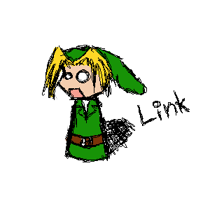 Crazy Lil Link Chibi by IceKitty