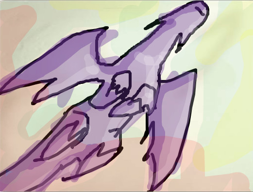 flying dragon by IceRoseDragoness