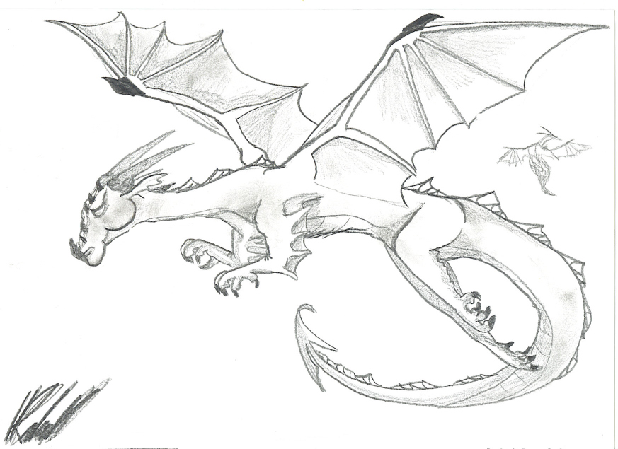 Dragons In Flight by Ice_Vixin