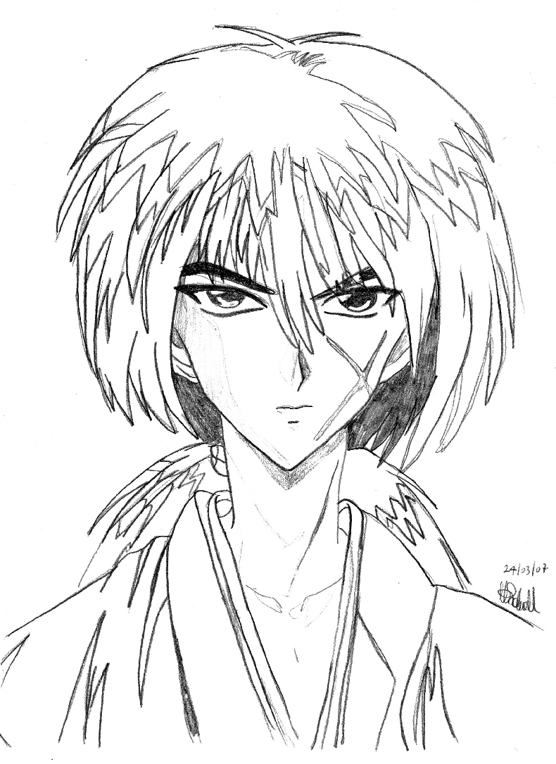 Kenshin Himura by Ice_Vixin