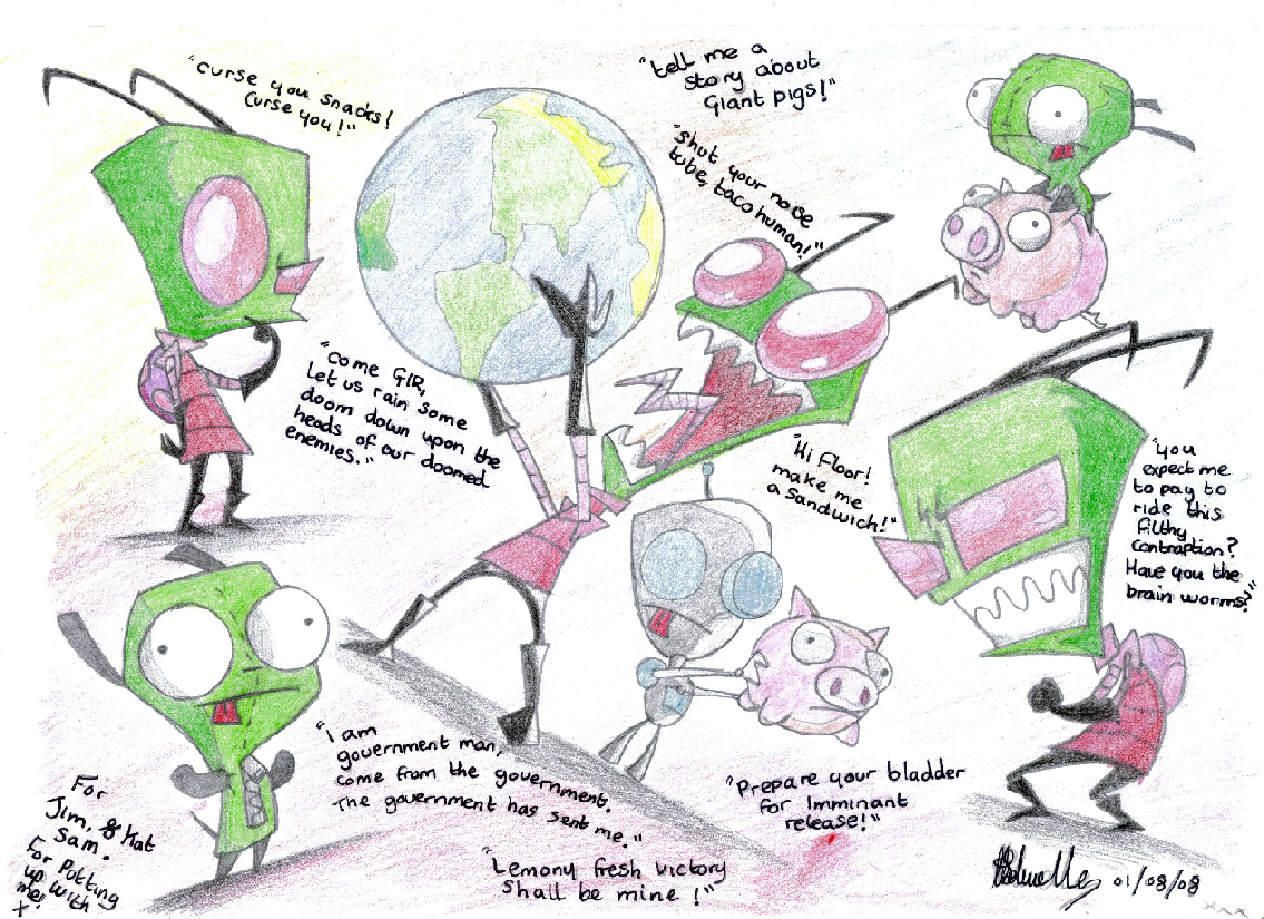Invader ZIM! a Tribute To My Pals by Ice_Vixin