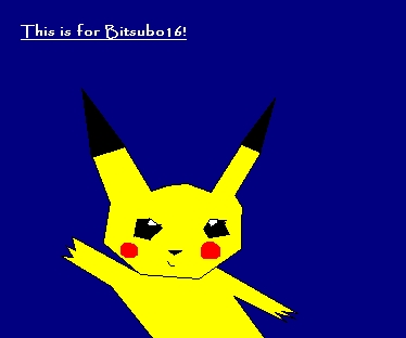 Pikachu for Bitsubo16 by Iceshadow