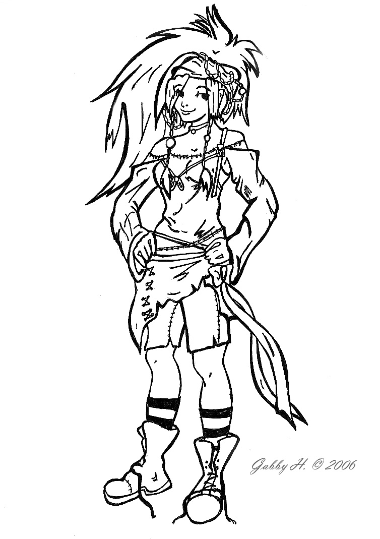 Rikku Re-Design by IcyBootWoot
