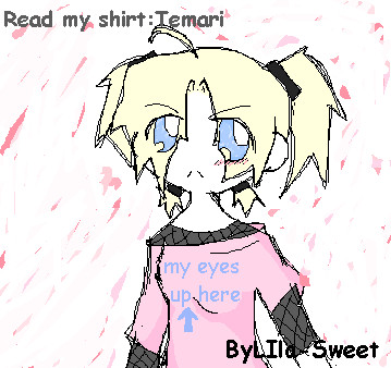 Read my shirt!!::Temari:: by Ila-Sweet
