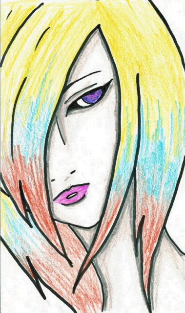 Coloured hair by Ileyrru174