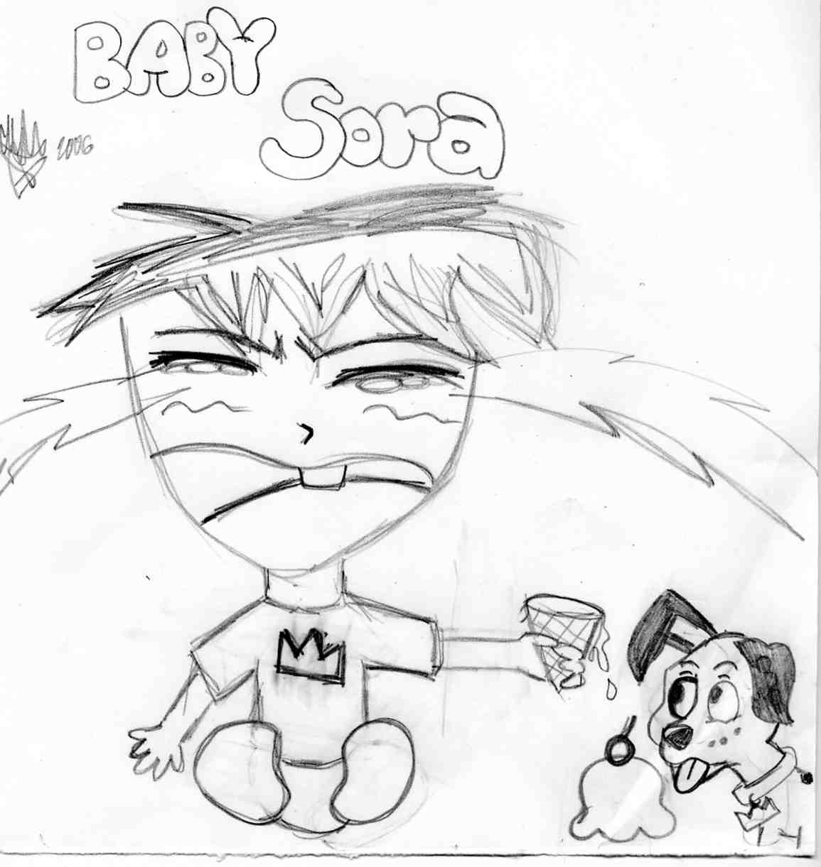 Aww Poor Baby Sora... by Ilyh