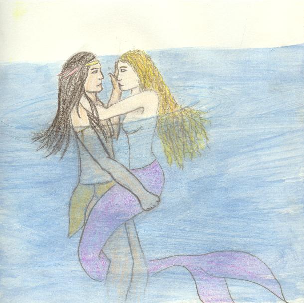 Mermaid and Indian by IndieChick