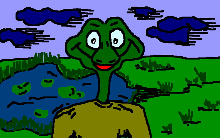 my  old friend mr. Frog by Ingrida