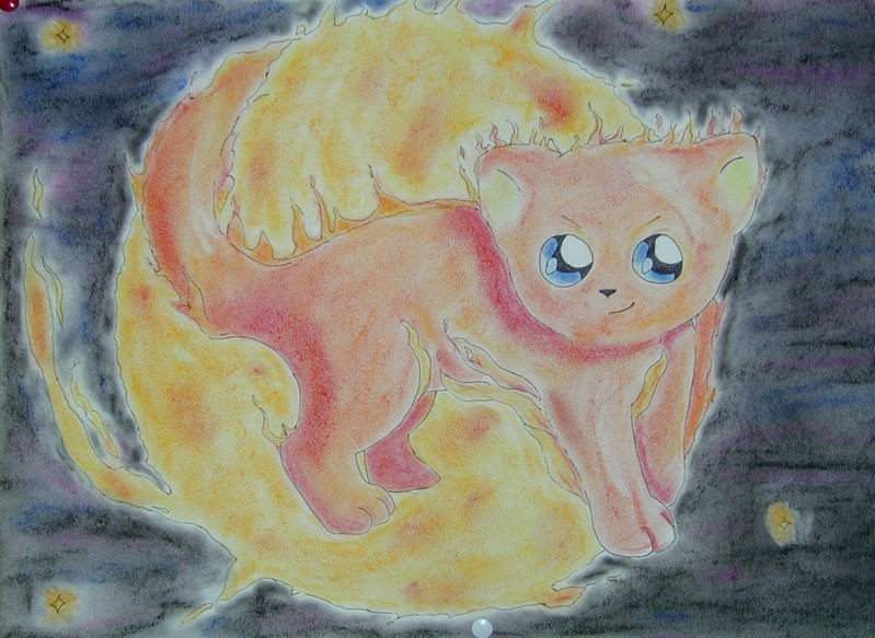 The Sun Cat - Contest Fly by InkCoveredDancer