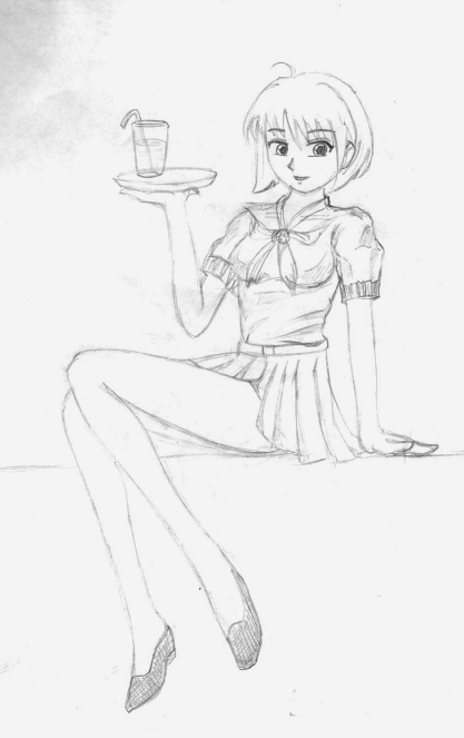 Waitress girl by Innotech