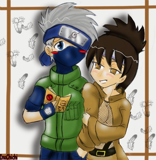 Anko & Kakashi -for blackdragon by InoChichi