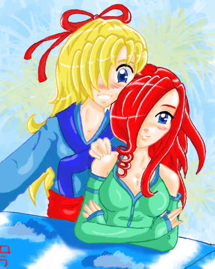 Jade and Seiya by InoChichi