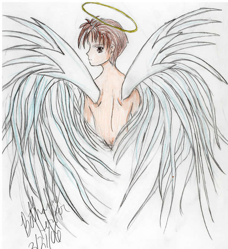 Angelic Glance by InsanelyLoopyChild