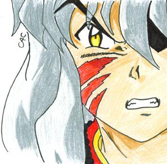 Pissed Inuyasha *For Spell_Caster_Inu* by Inspector__Zenigata