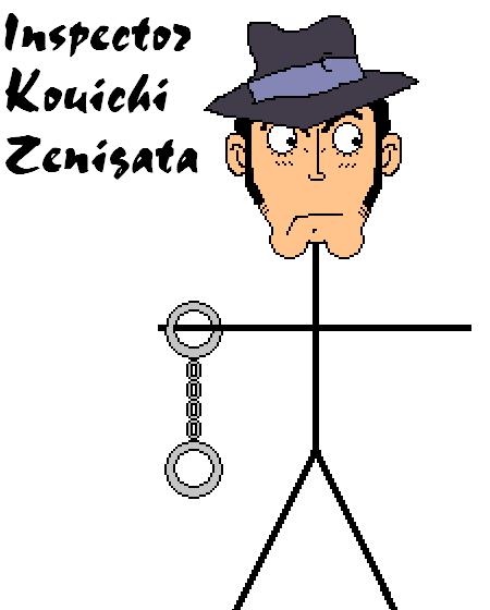 Stick Figure Zenigata by Inspector__Zenigata