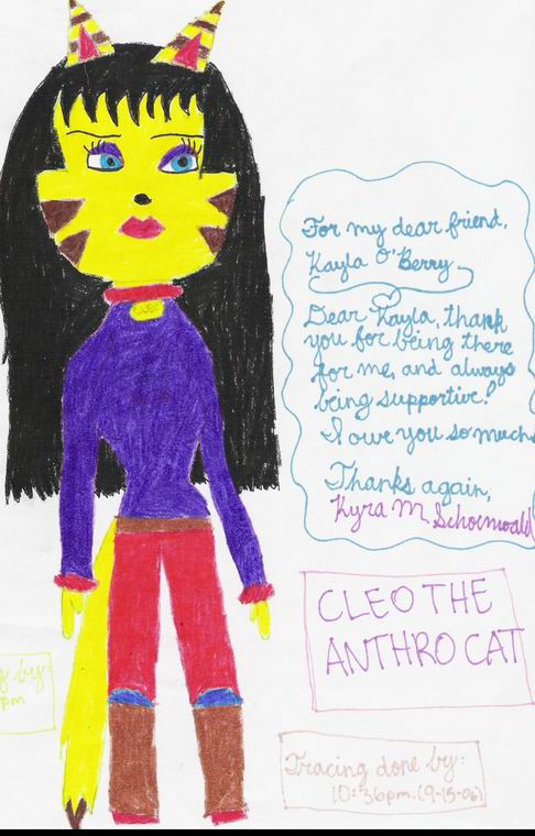 Cleo The Anthro Cat by Interpol