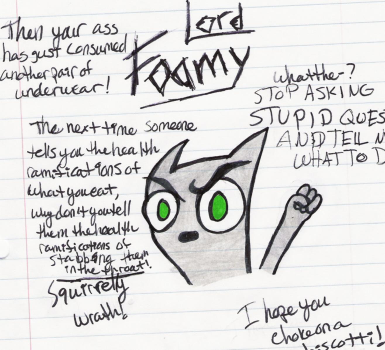 Lord Foamy!! by Inu-chan_rox_mah_sox