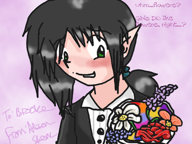 Flowers for the Lady by Inu-chan_rox_mah_sox