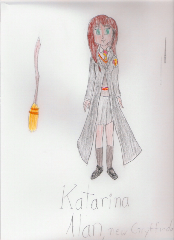 Katarina Alan, the new Gryffindor student by InuIceGirl