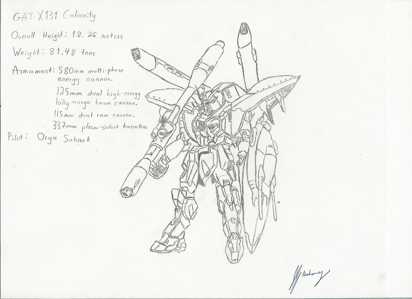 GAT- X131 Calamity by InuYasha_911