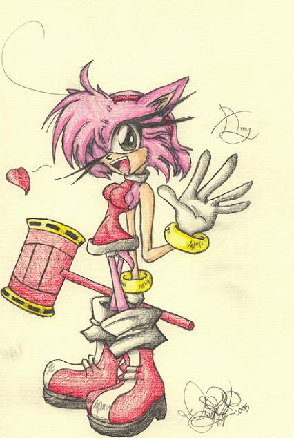 Amy Rose by Inugirl10