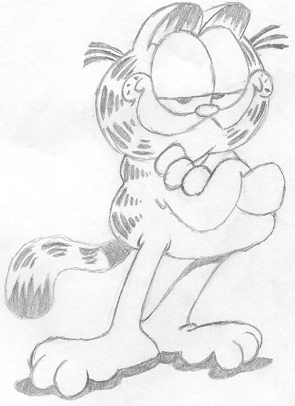 Garfield by Inuwashy