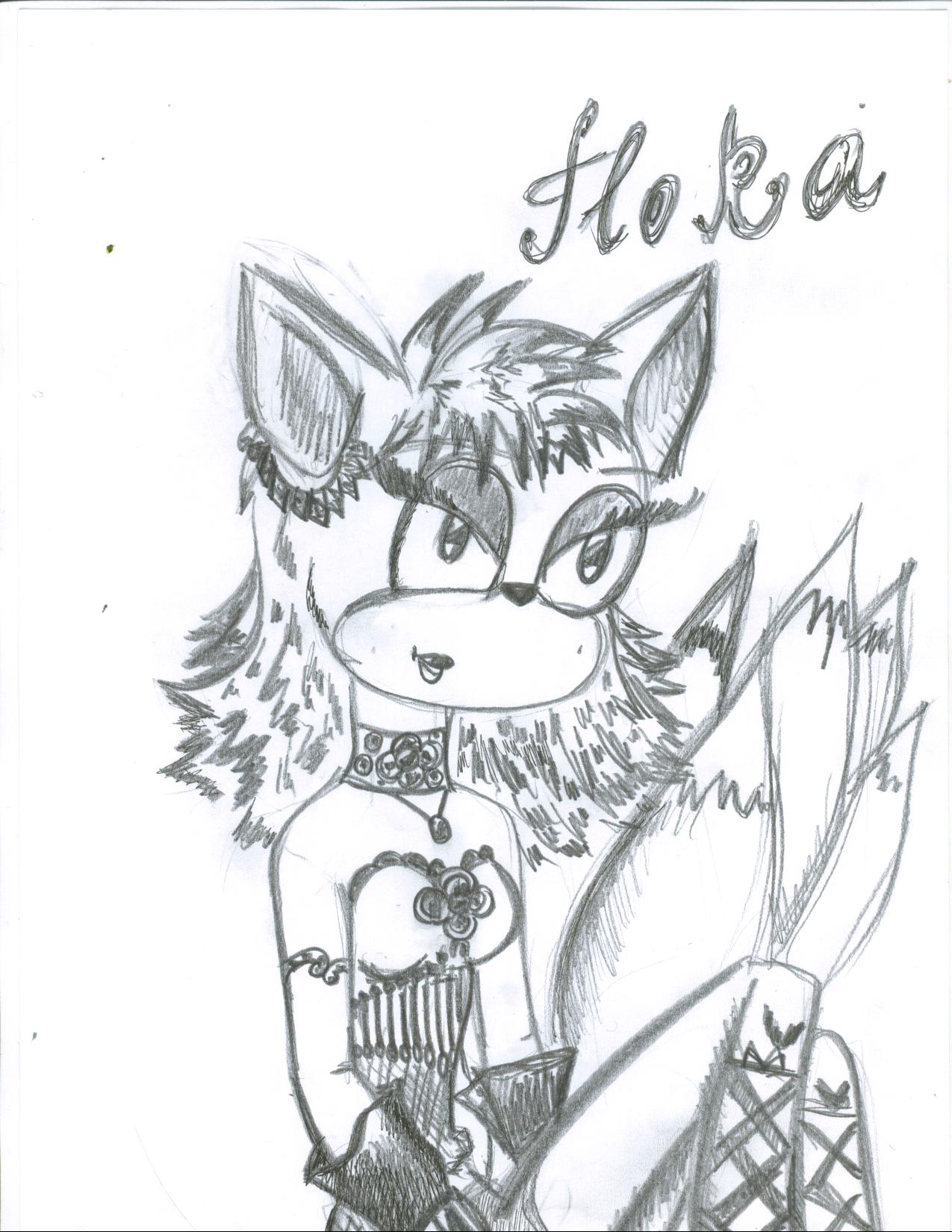 Flora the 5th tailed fox! by InuyashaXMe