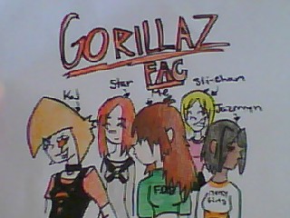 FAC Gorillaz by InvaderAmmy00