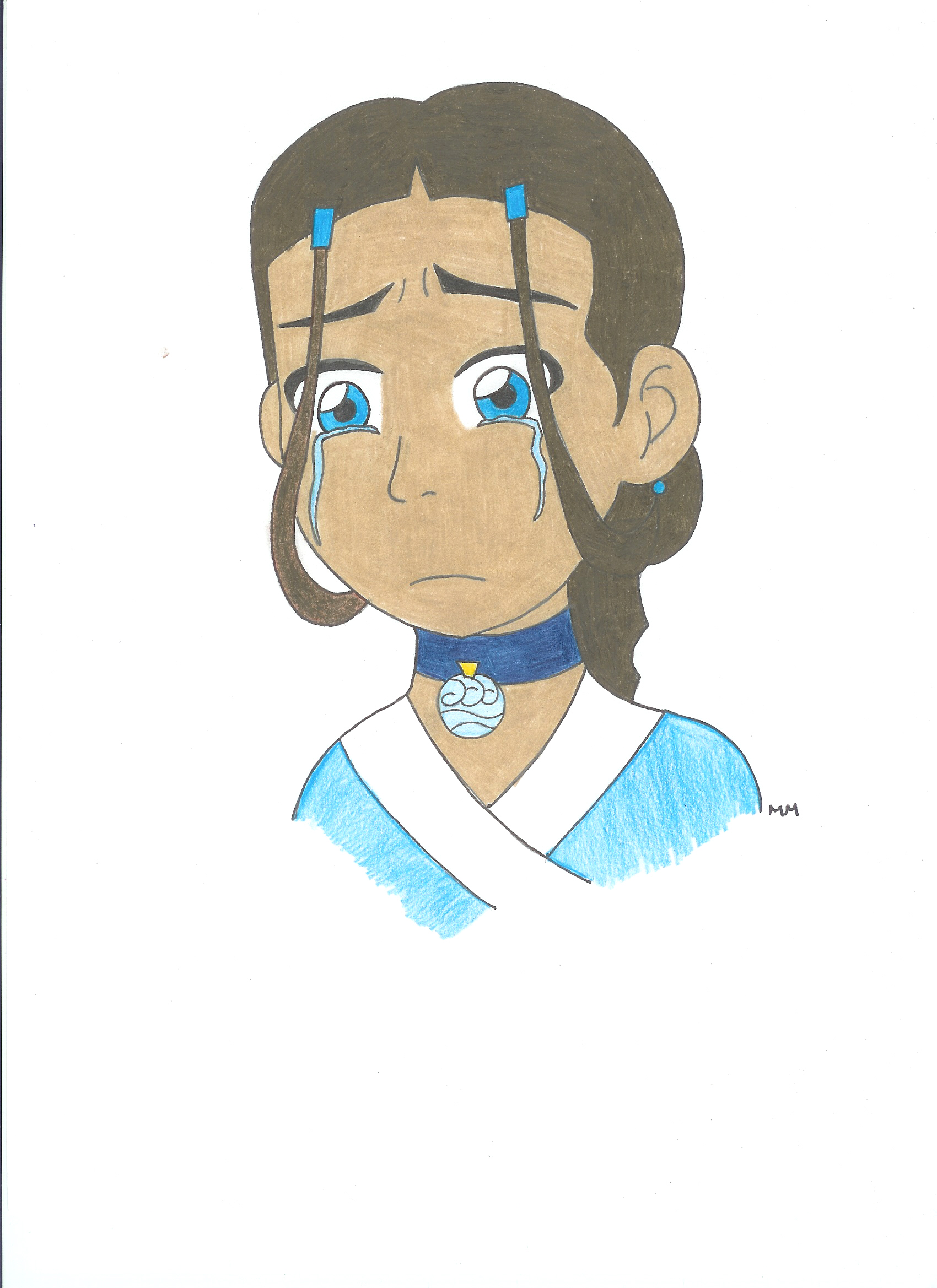 Sad Katara by InvaderAvatarTitan13