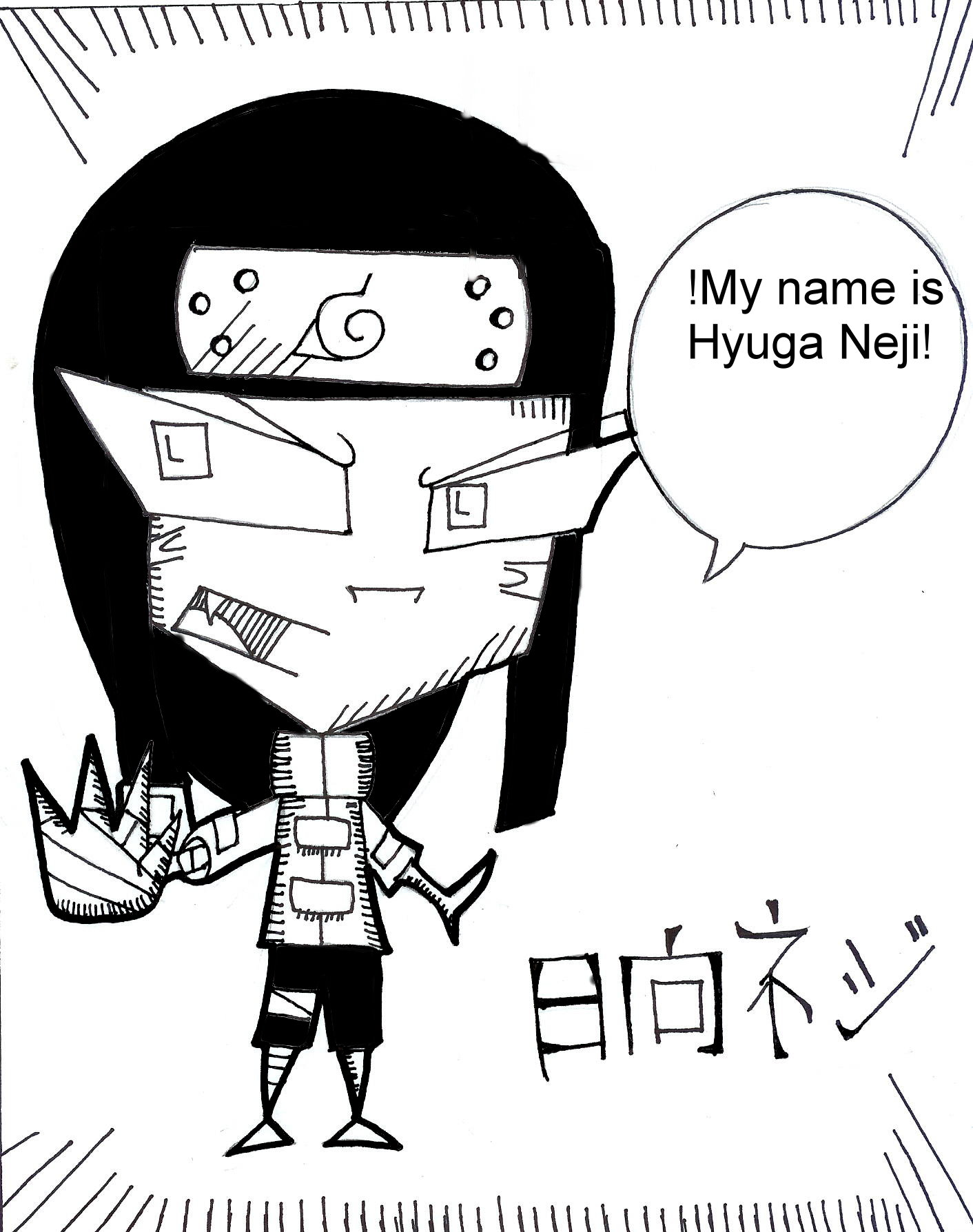 My Name Is Hyuga Neji! by InvaderAvatarTitan13