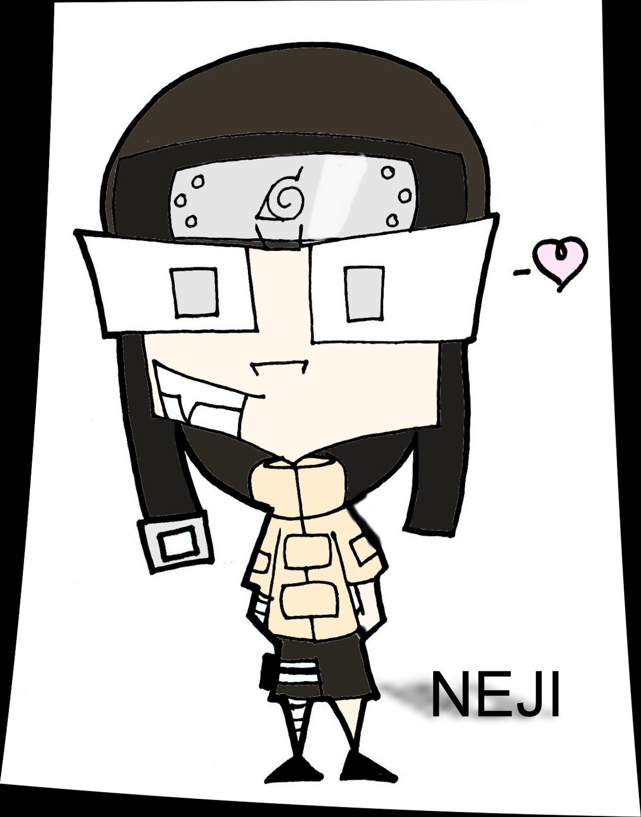 Neji (IZ style) by InvaderAvatarTitan13